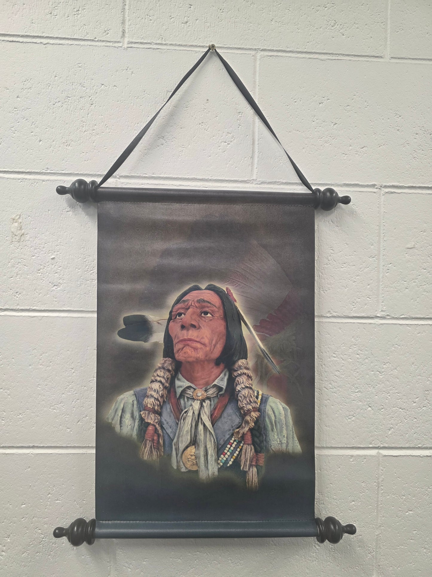 Feather Portrait Wall Hanging