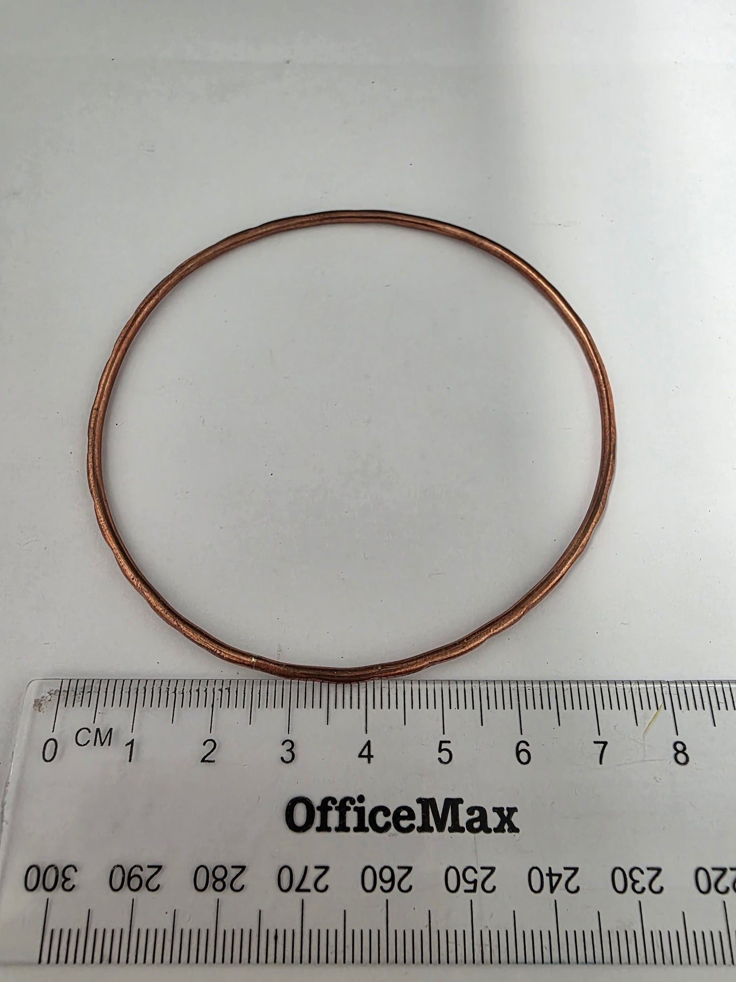 Handmade Copper Bangle – Fine/Slender