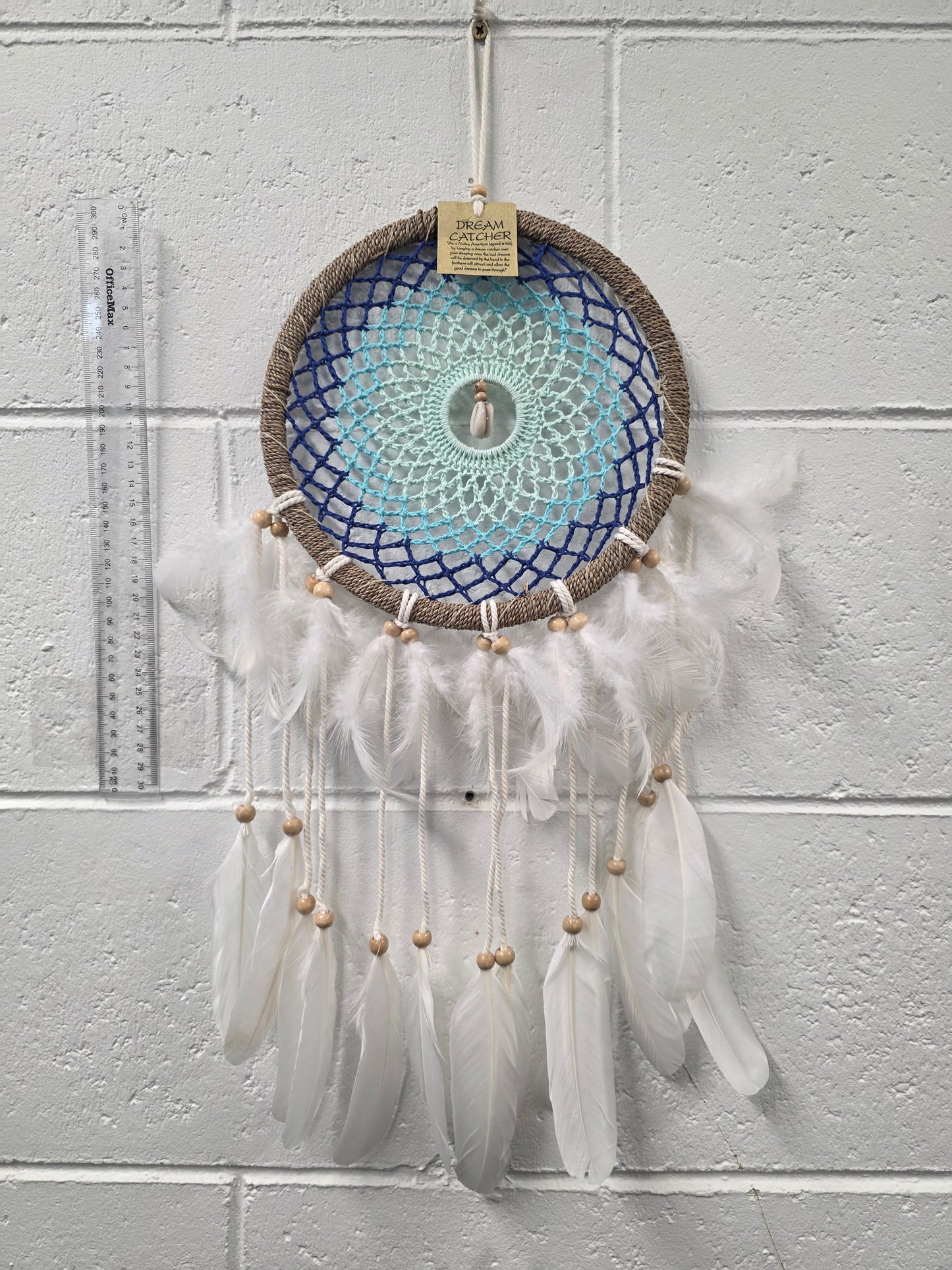 Blue & White Dream Catcher