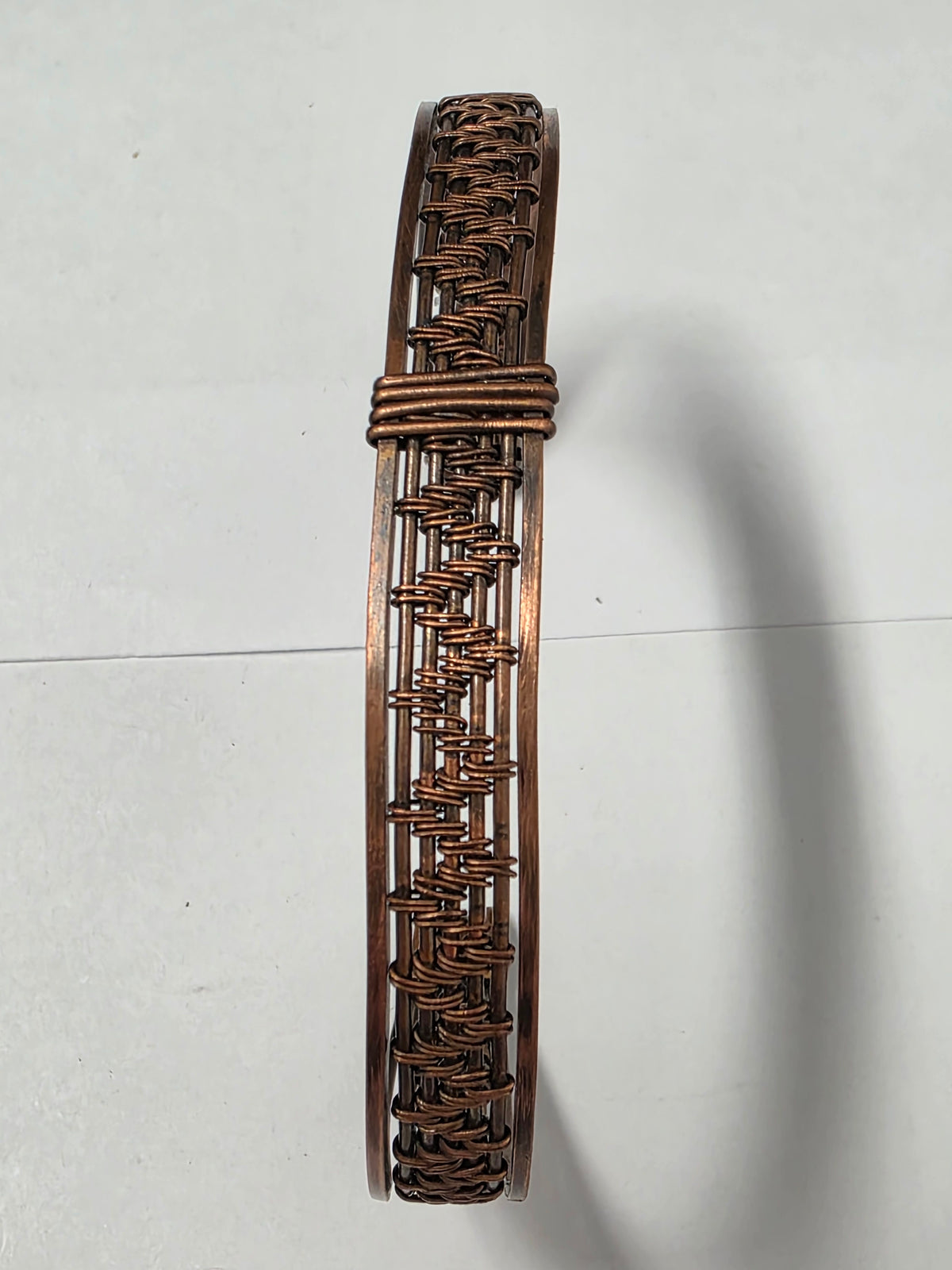 Handmade Woven Copper Cuff Bracelet – Serendipitous Creations