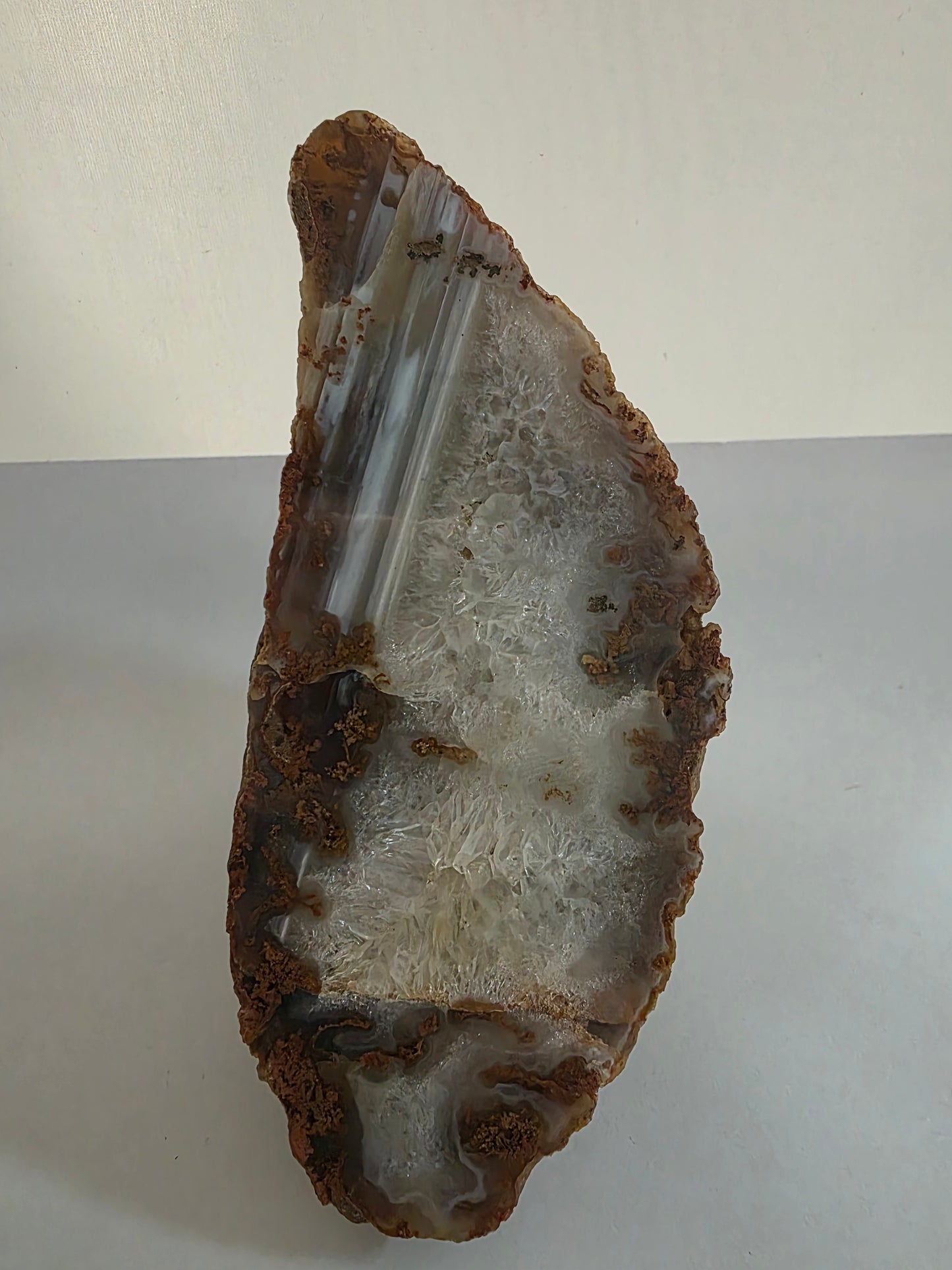 Natural Agate & Crystal Display Piece