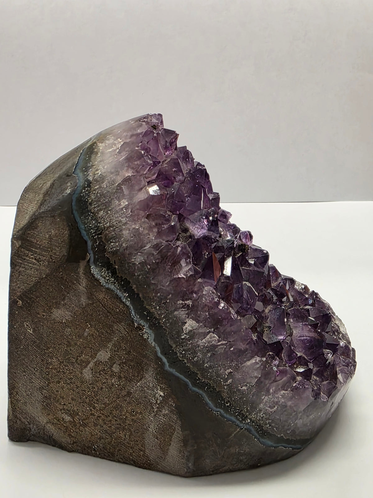 Amethyst Cut-Base Cluster – 716g
