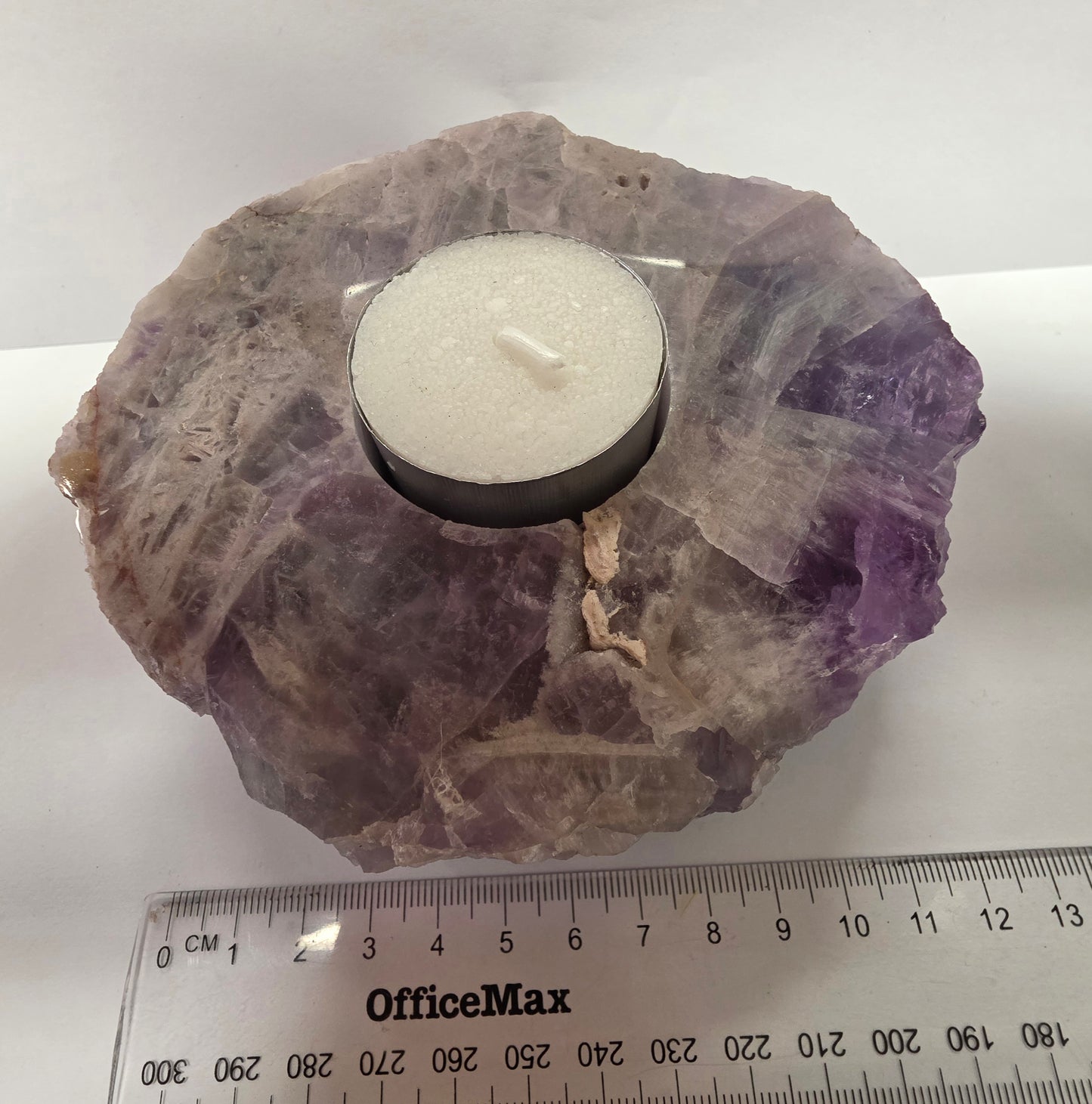 Natural Amethyst Tealight Holder