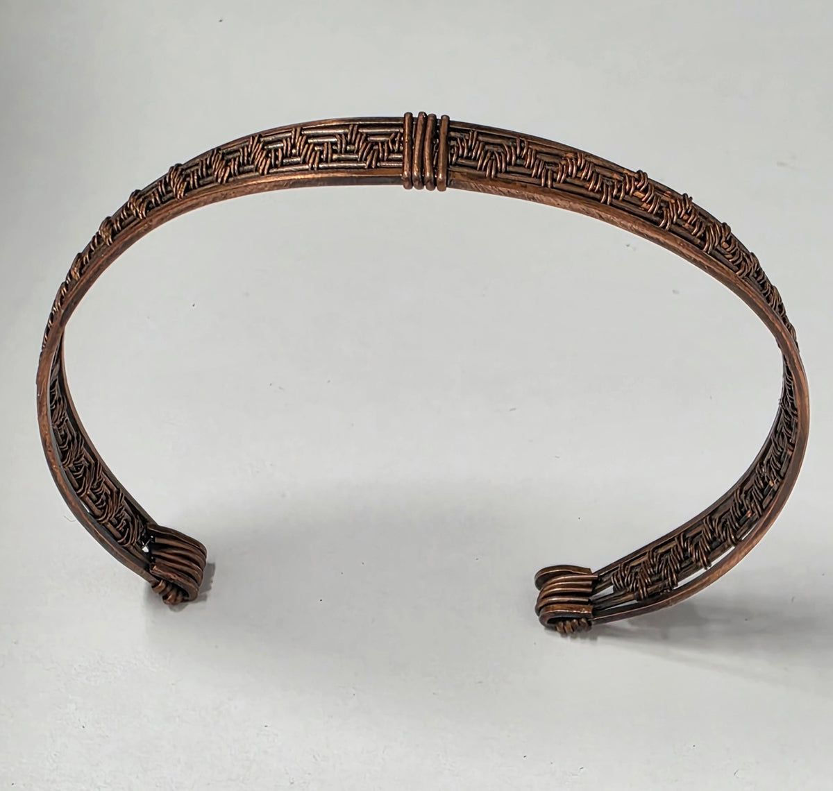 Handmade Woven Copper Cuff Bracelet – Serendipitous Creations