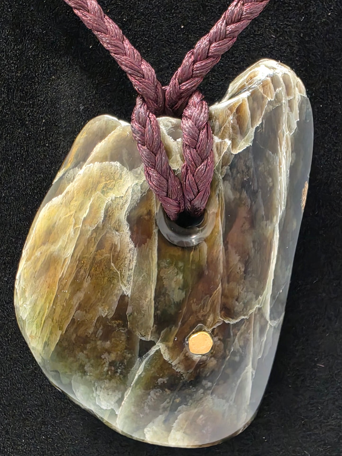 Tangiwai Pounamu & West Coast Gold Necklace – Arahura Bay