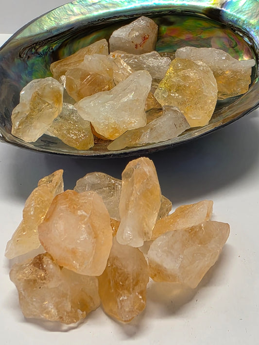 Heat Treated Citrine Rough Stone
