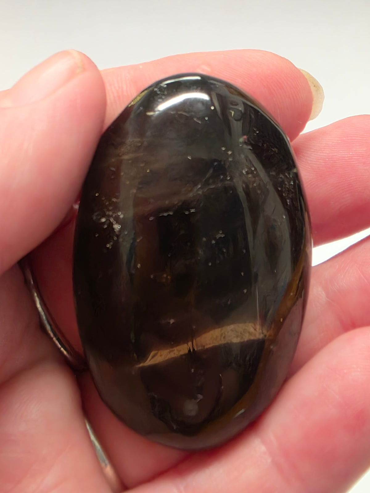Smokey Quartz Palmstone #1