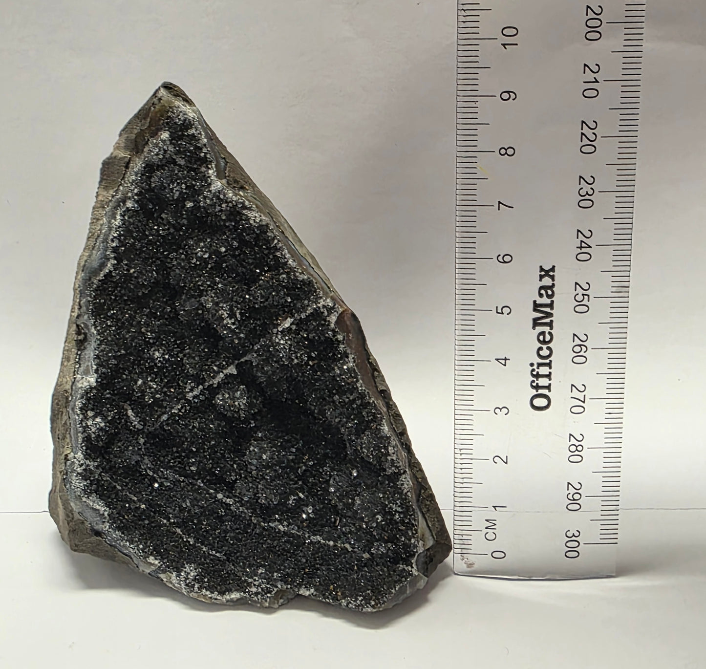 Black Amethyst Cut Base