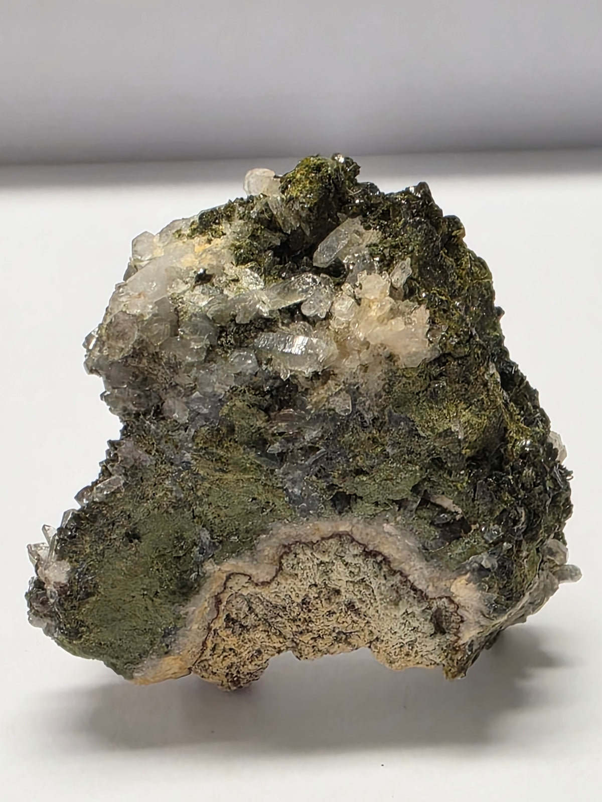 Quartz with Epidote – Natural Mineral Specimen