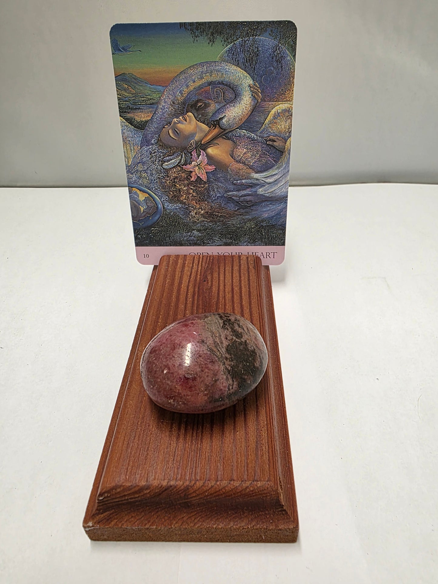 Wooden Tarot & Oracle Card Display Stand