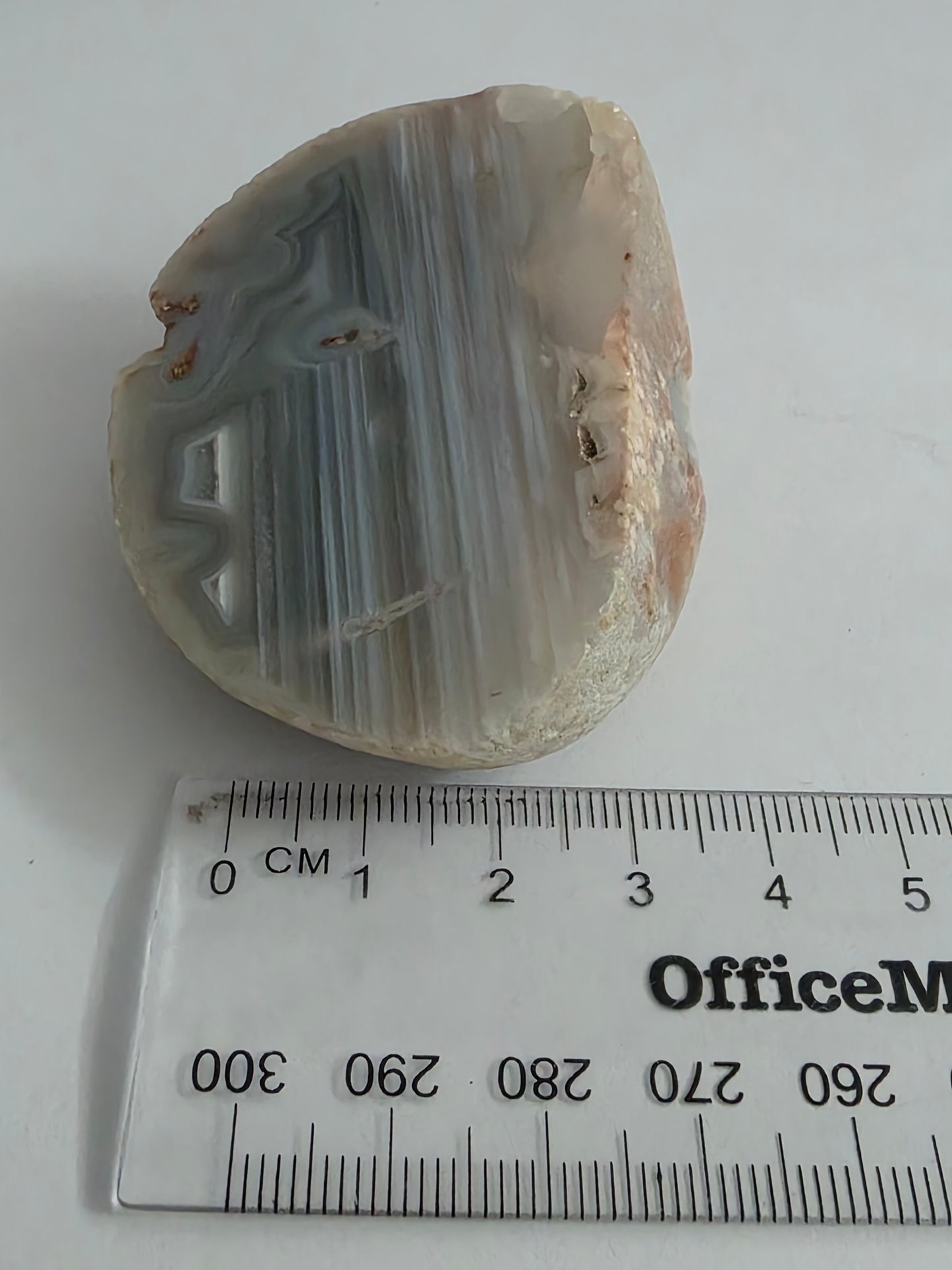 New Zealand Agate – Fine Banded Cut & Polished Face