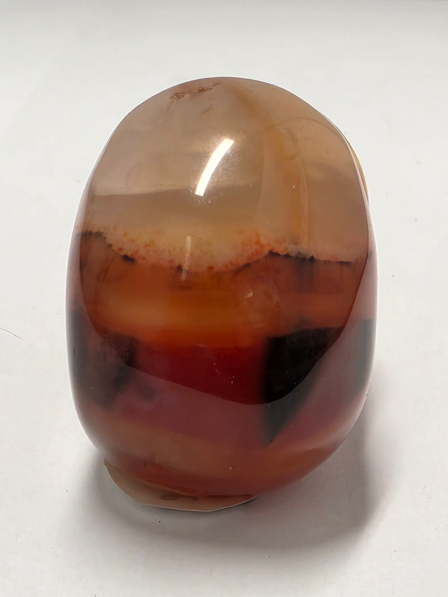 Carnelian Skull Carving