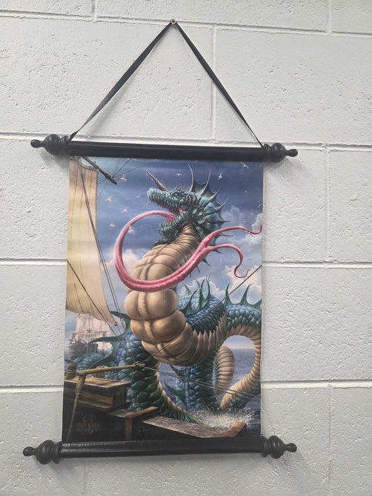 Sea Dragon Fantasy Wall Hanging