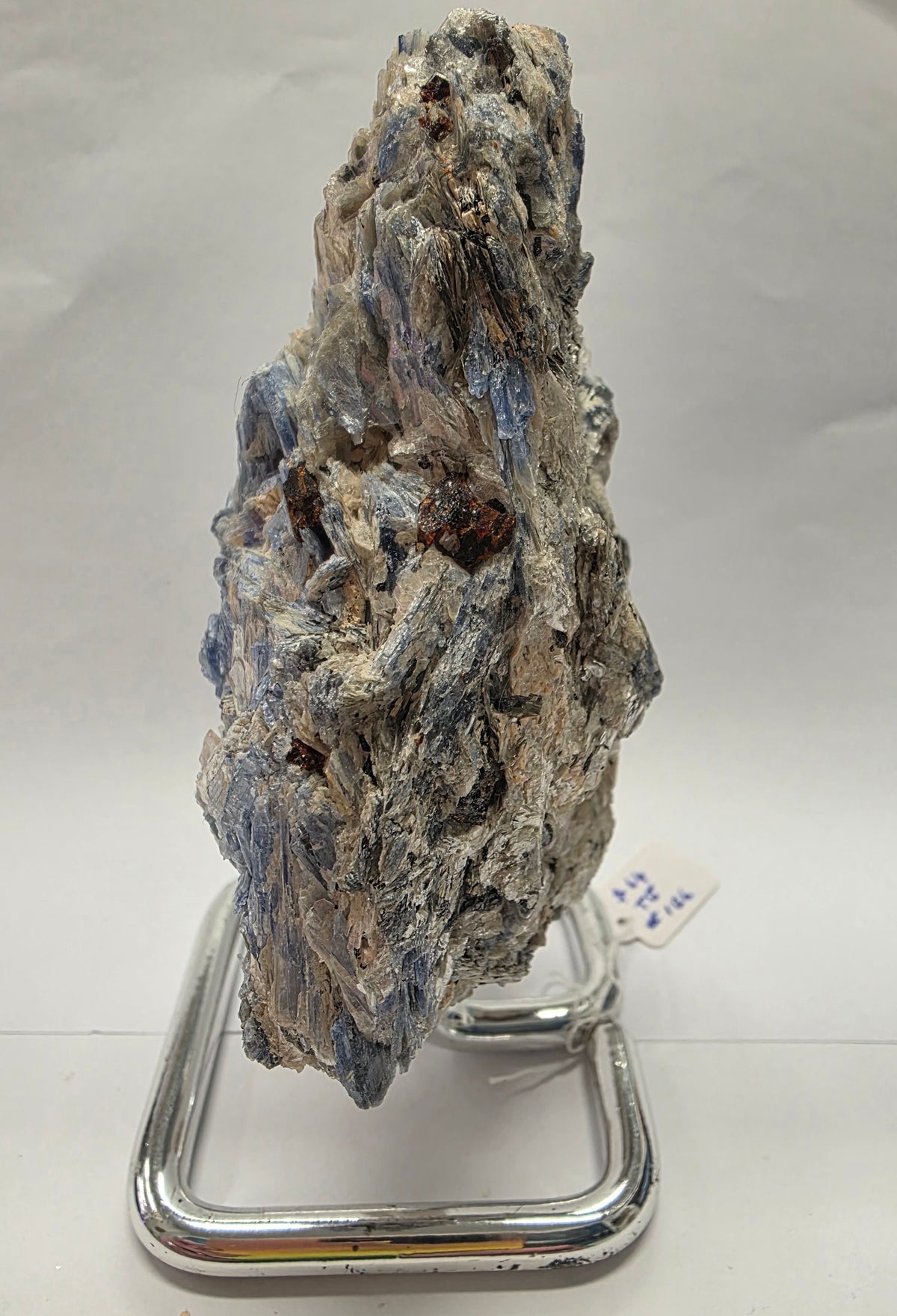 Natural Kyanite Specimen on Stand