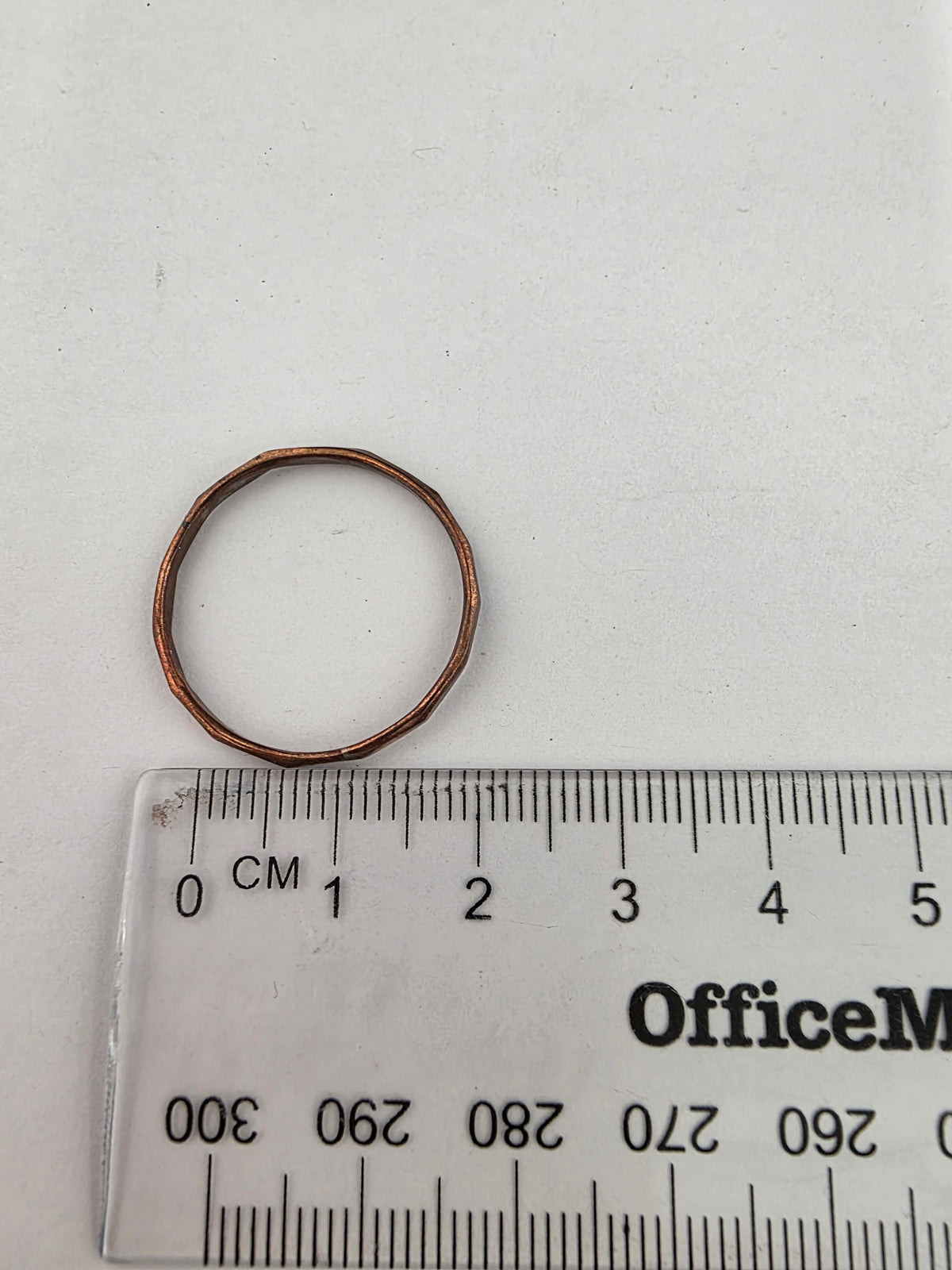 Handmade Copper Ring – US Size 12.5