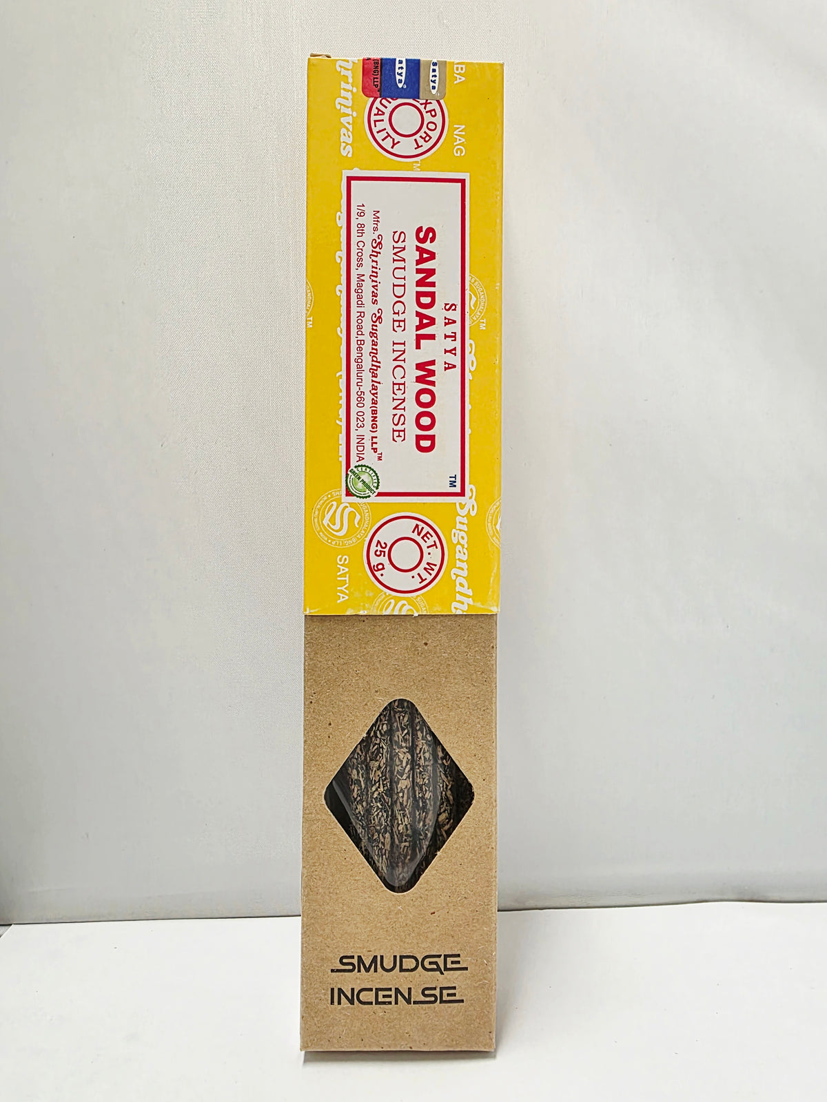 Satya Sandalwood Smudge Incense – 25g