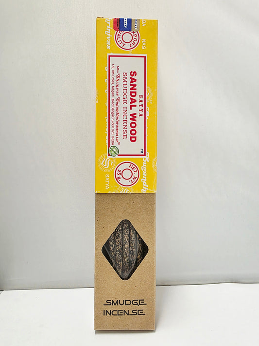 Satya Sandalwood Smudge Incense – 25g