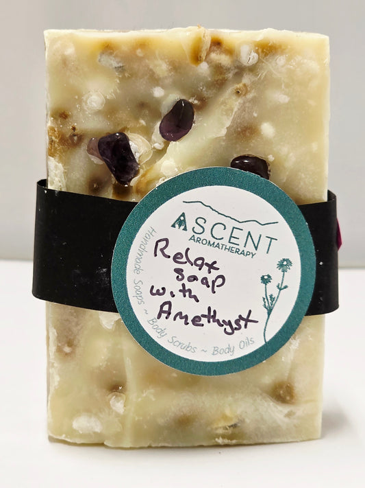 Relax Soap with Amethyst