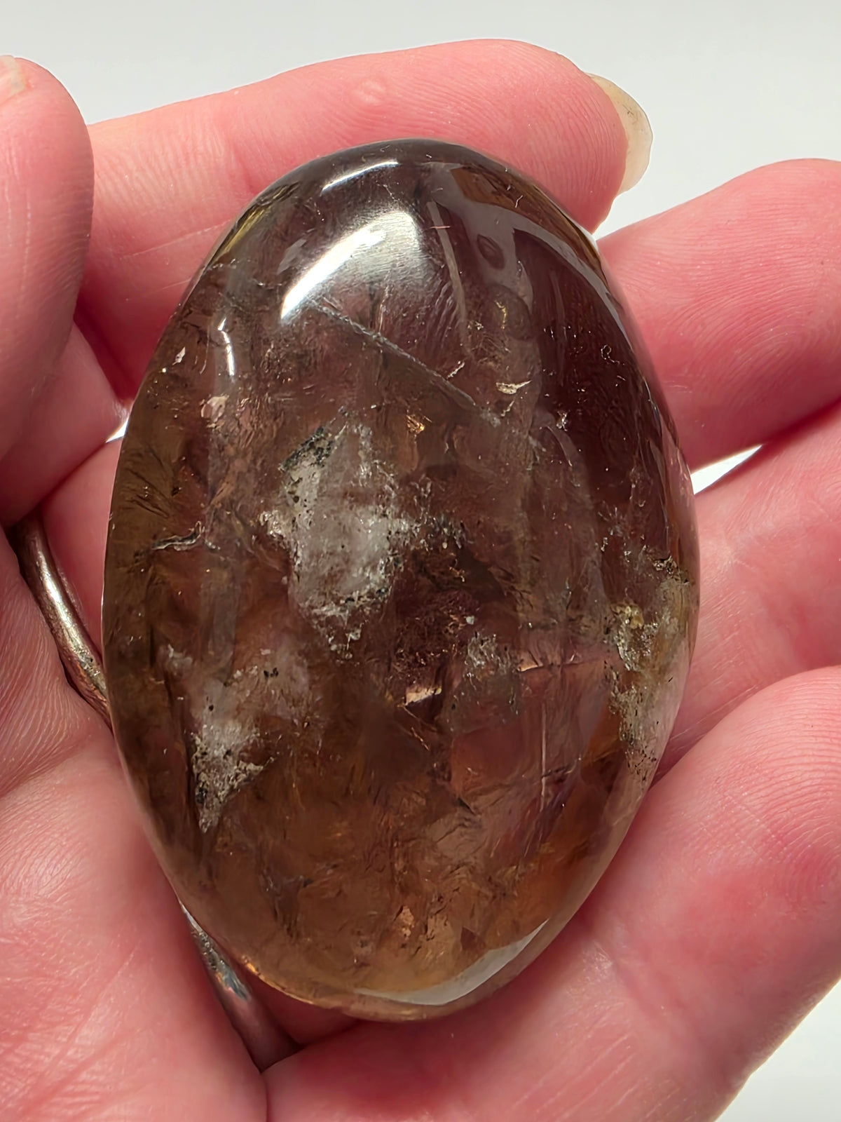 Smokey Quartz Palmstone #3