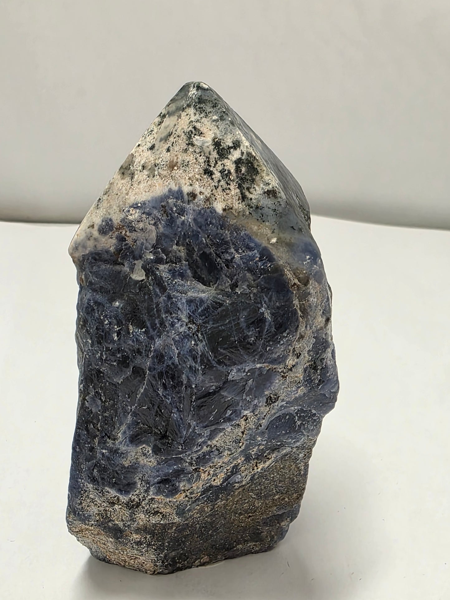 Sodalite Raw & Polished Point