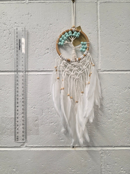 Mint Tree of Life Dream Catcher