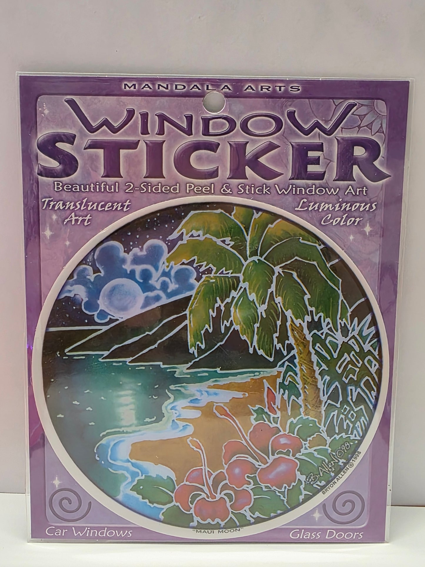 Maui Moon Window Sticker