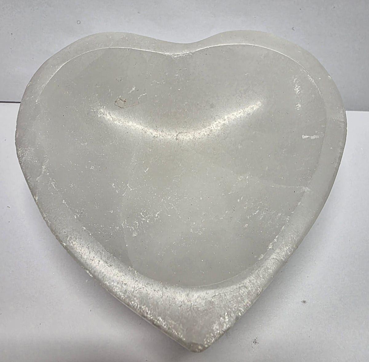 Satin Spar Heart Bowl