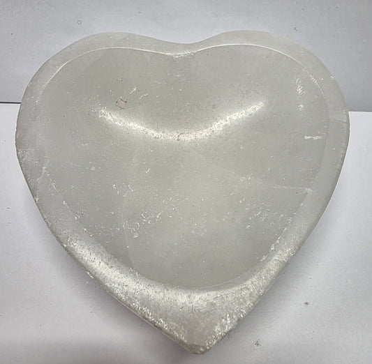 Satin Spar Heart Bowl