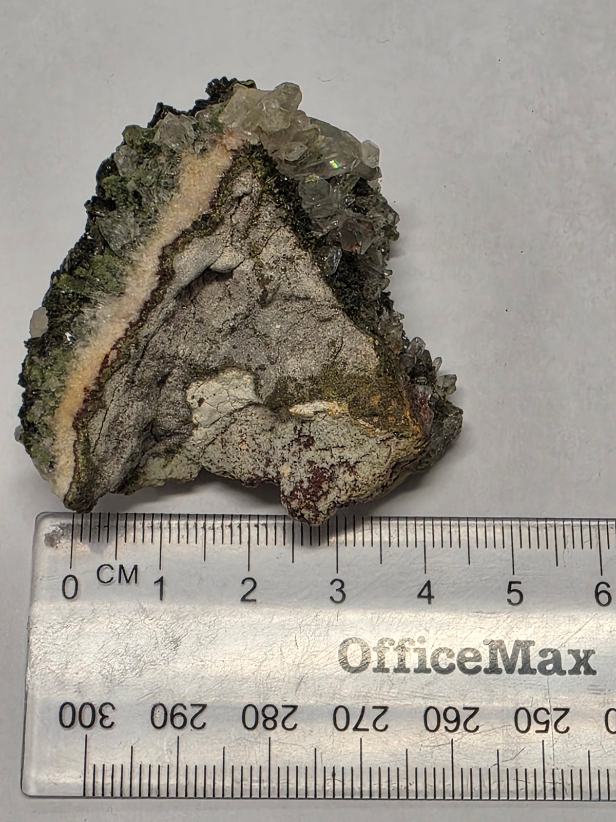 Quartz with Epidote – Natural Mineral Specimen