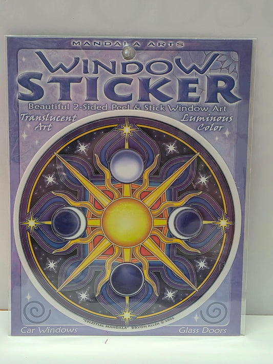 Celestial Mandala Window Sticker