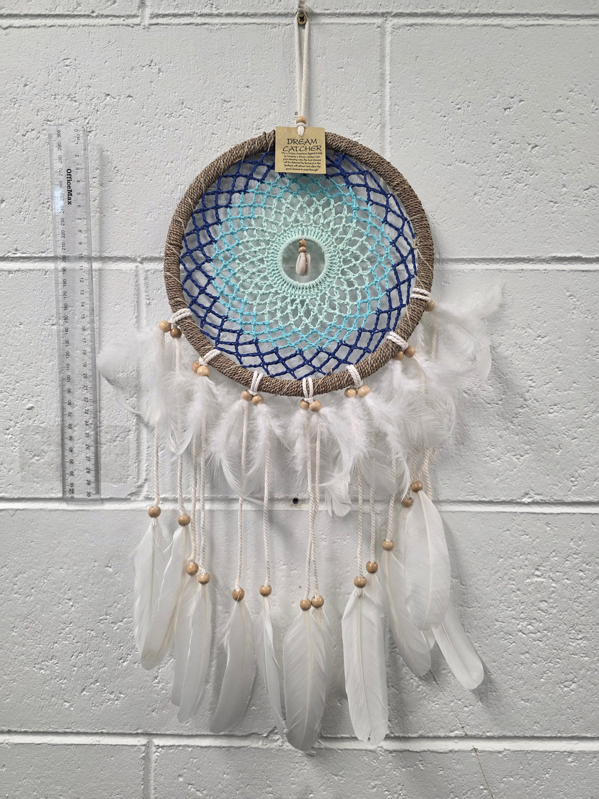 Blue & White Dream Catcher