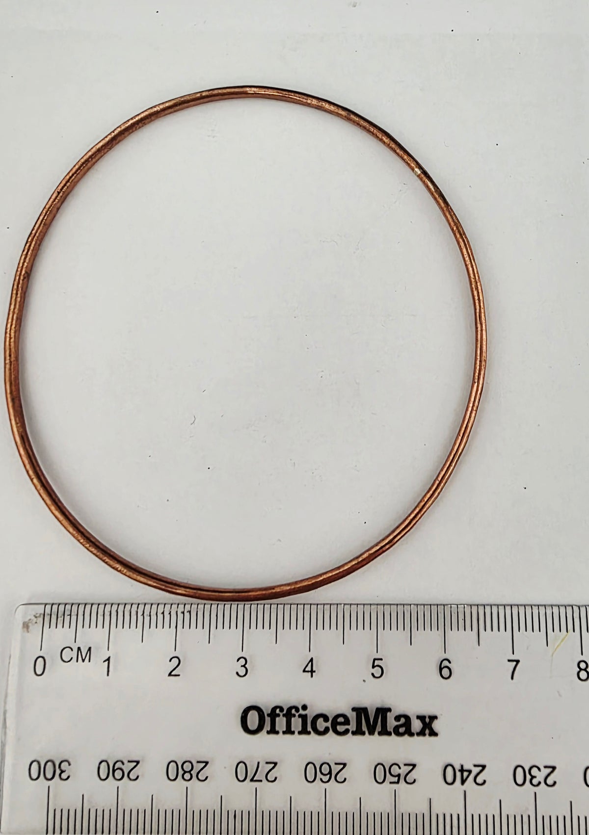 Handmade Copper Bangle – Fine/Slender