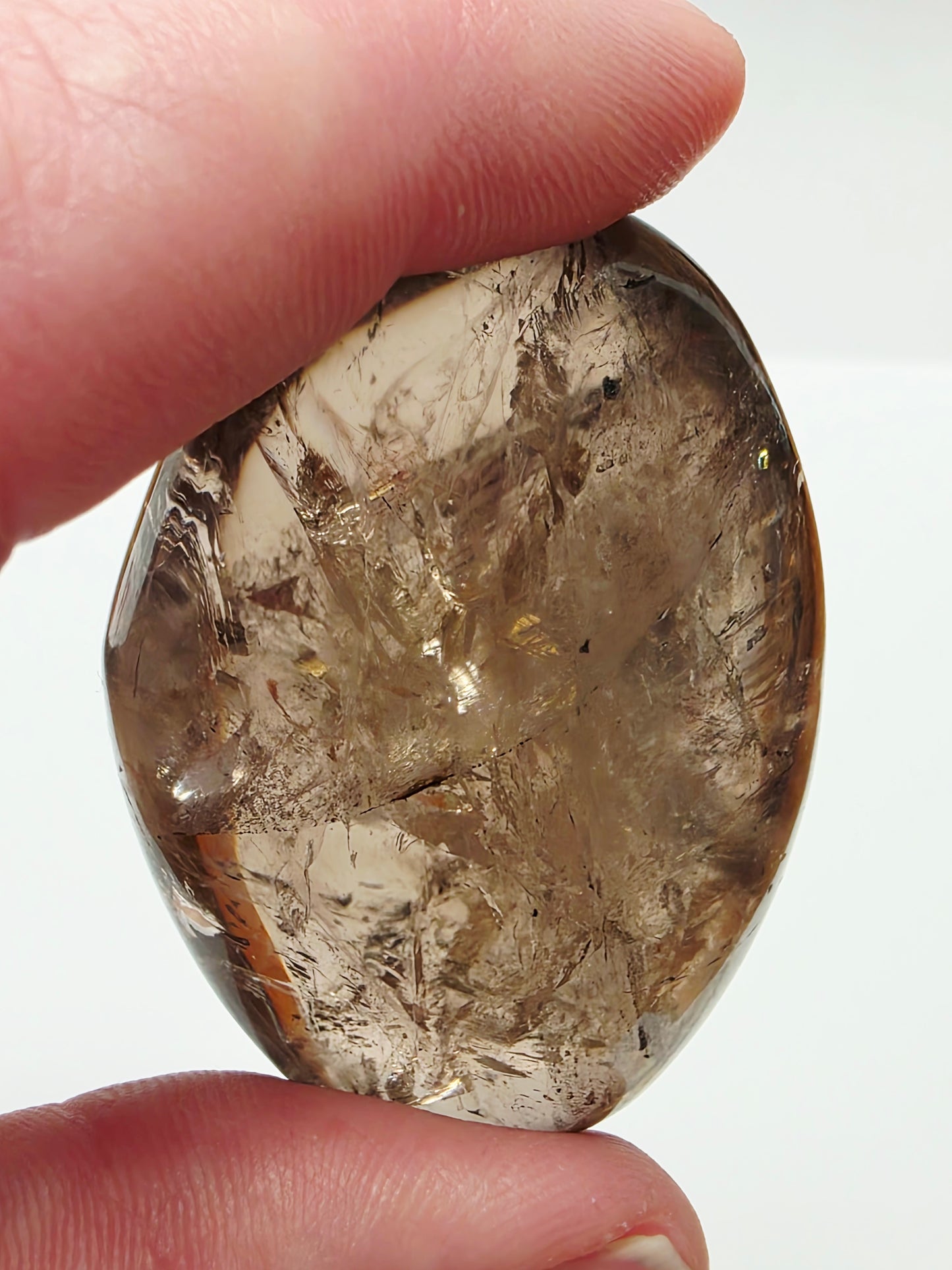 Smokey Quartz Palmstone #3