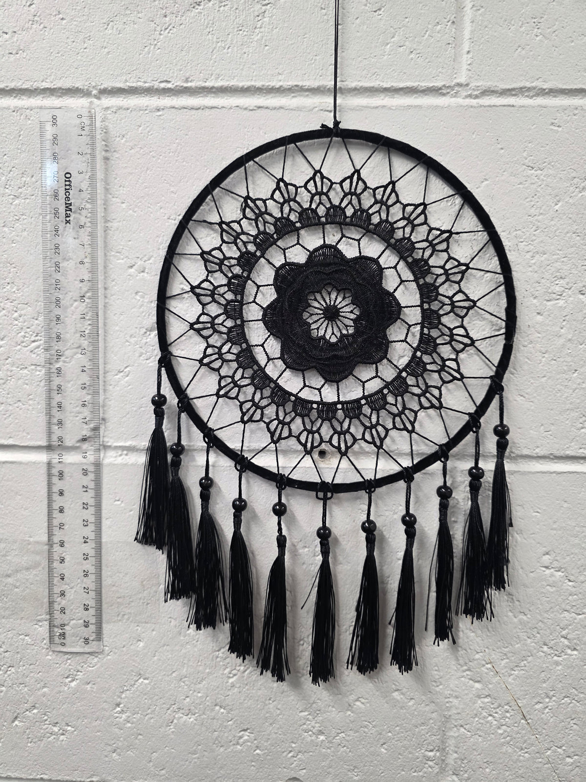 Black Mandala Dream Catcher