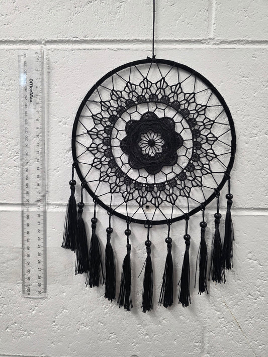 Black Mandala Dream Catcher