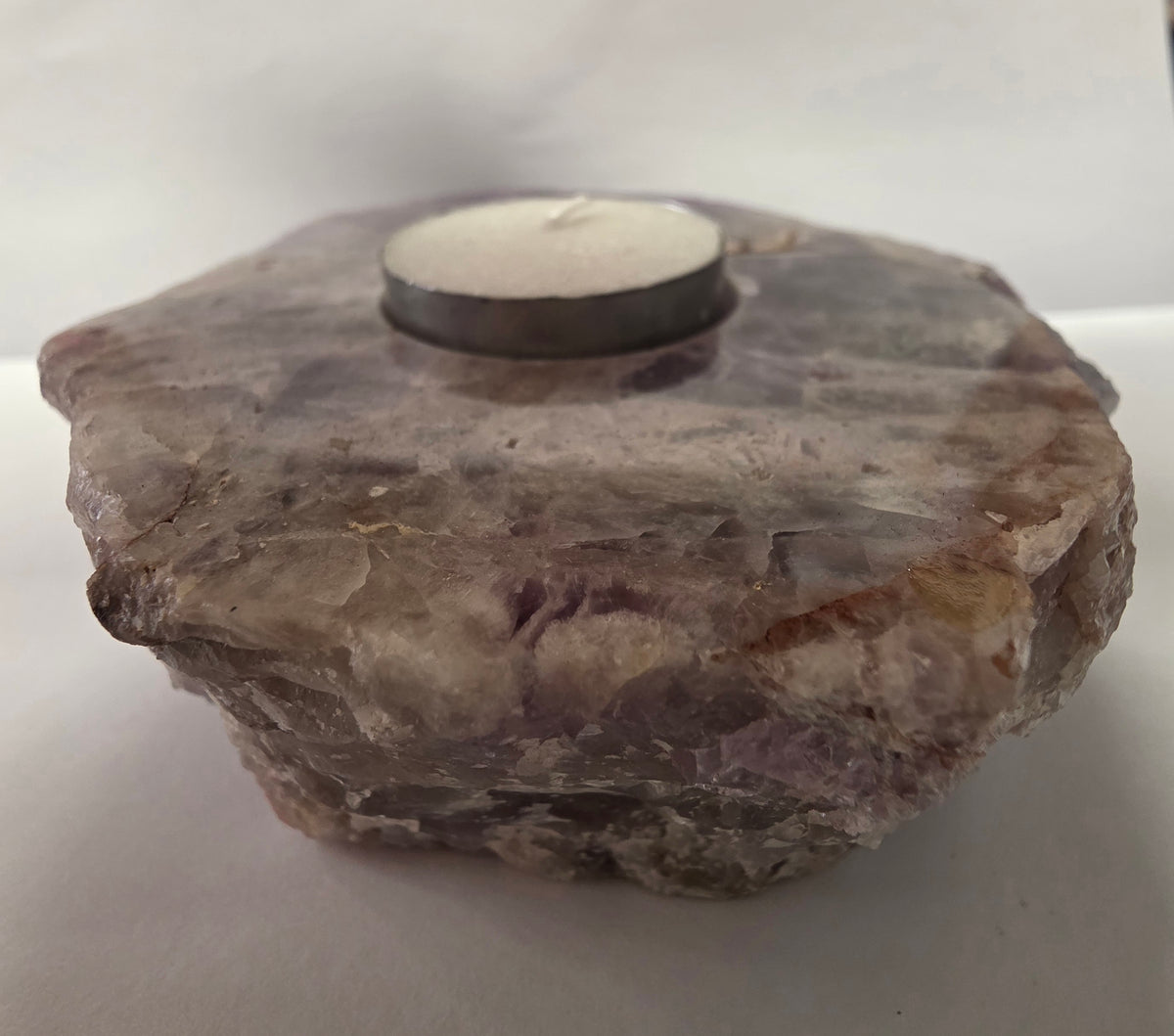 Natural Amethyst Tealight Holder